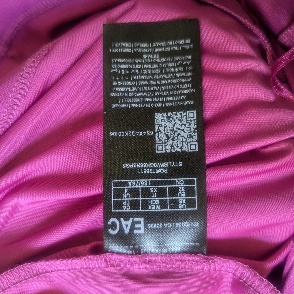 Guess Fuchsia Fully Lined Mini Dress (Never Worn) - Picture 8 of 9